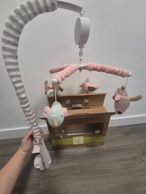 Lolli Living Deer Musical Mobile Baby Nursery Decor
